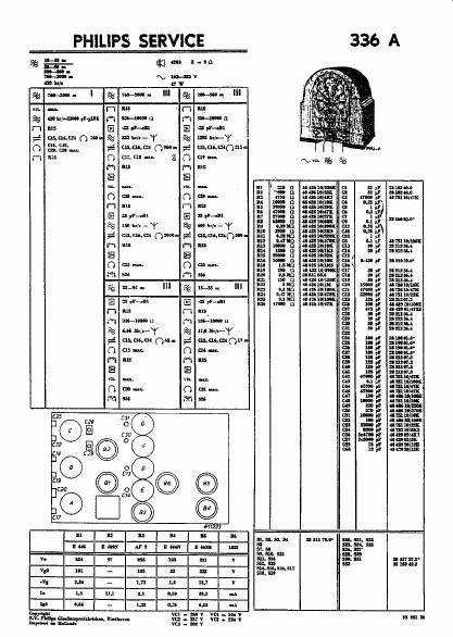 philips 336 a schematic