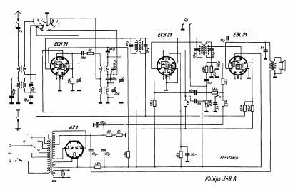 philips 349 a schematic