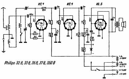 philips 350 b schematic