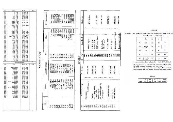 philips 456 a components