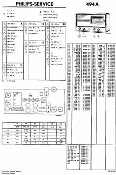 philips 494 a service manual
