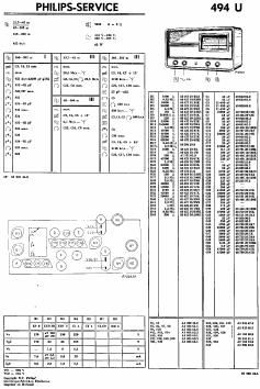 philips 494 u service manual