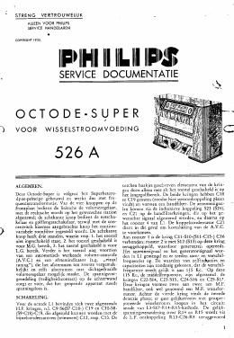 philips 526 a service manual
