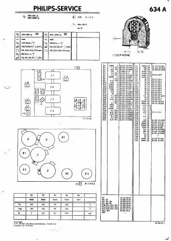 philips 634 a service manual