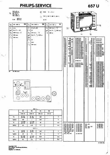 philips 657 u service manual