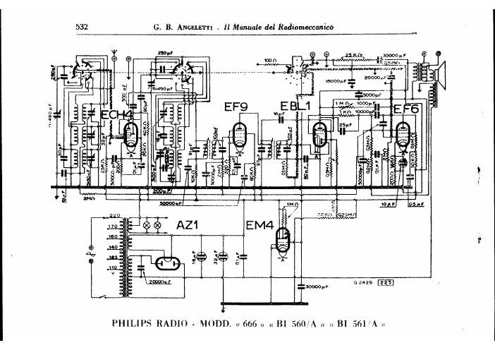 philips 666 bi 560 a bi 561 a 1001