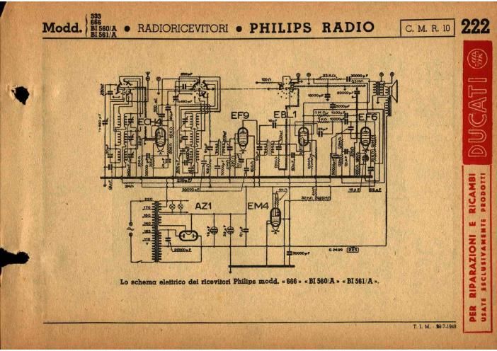 philips 666 bi 560 a bi 561 a 2