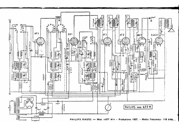 philips 677 m schematic