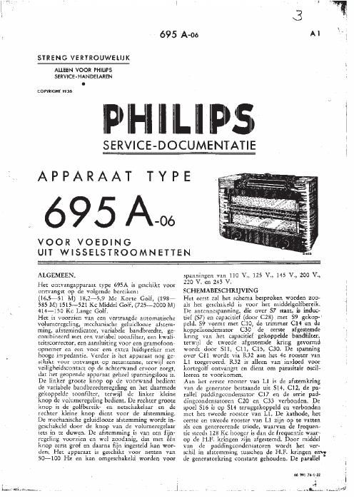 philips 695 a service manual