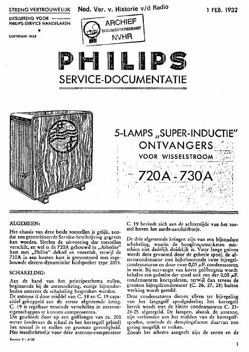 philips 720 a service manual