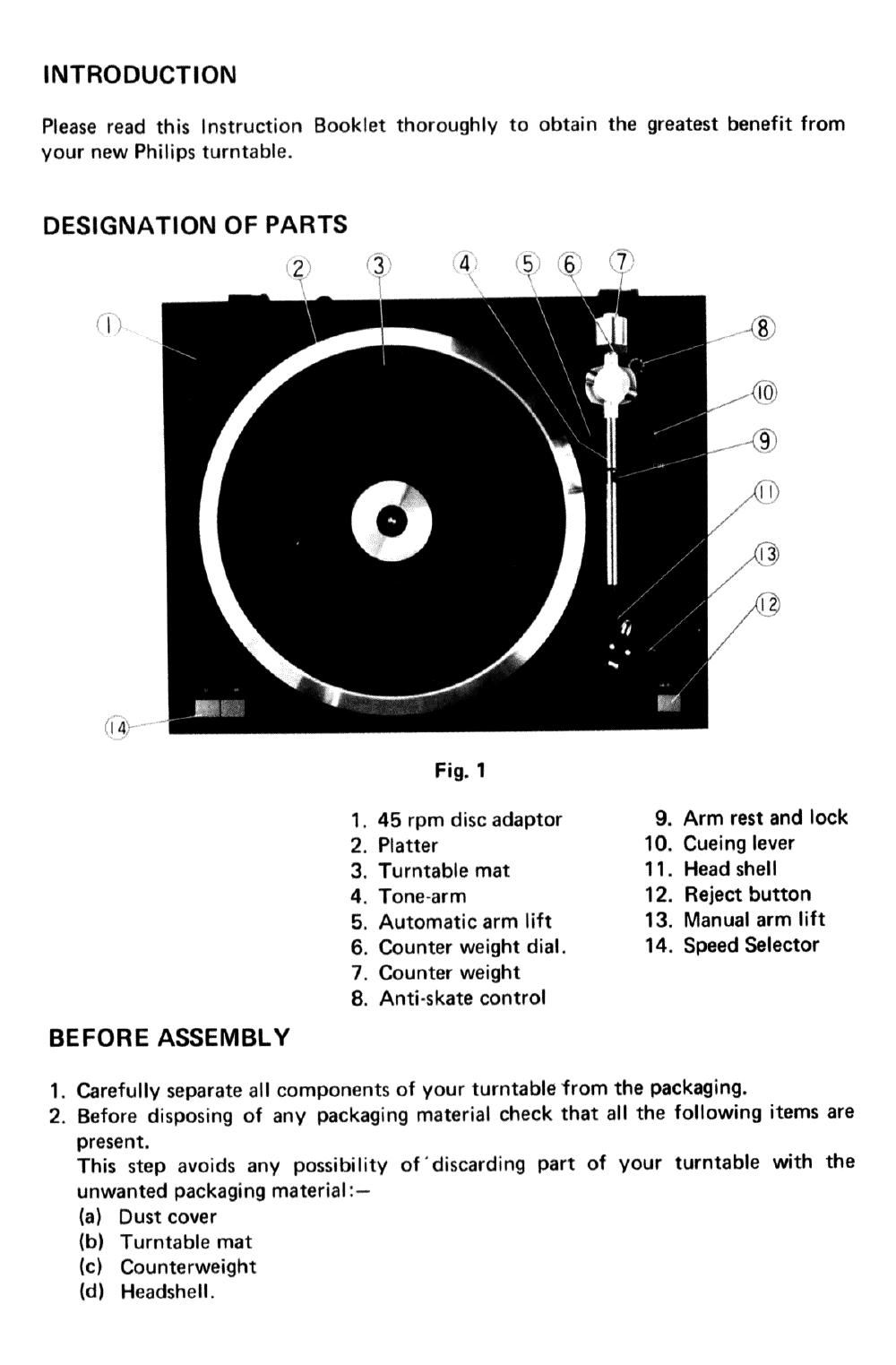 philips 7509 owners manual