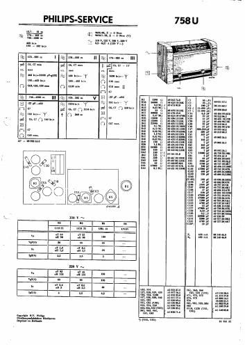 philips 758 u service manual