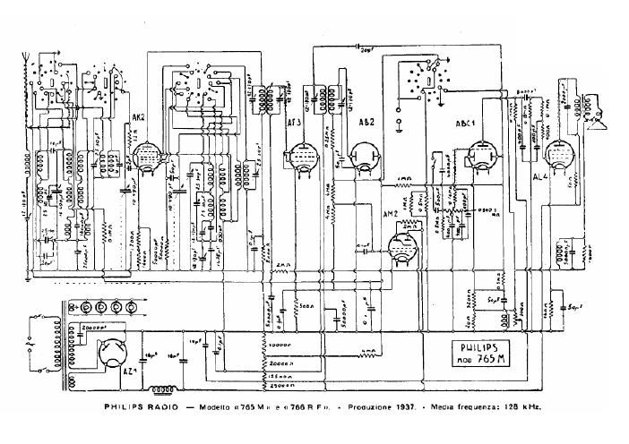 philips 765 m 766 rf schematic