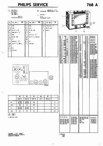 philips 768 a service manual