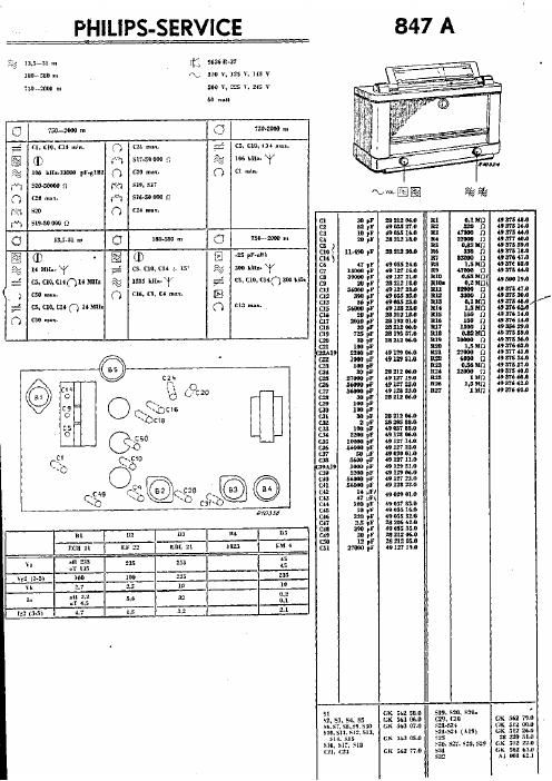 philips 847 a service manual