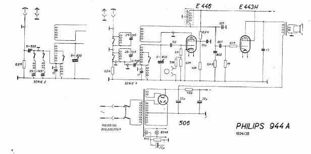 philips 944 a schematic