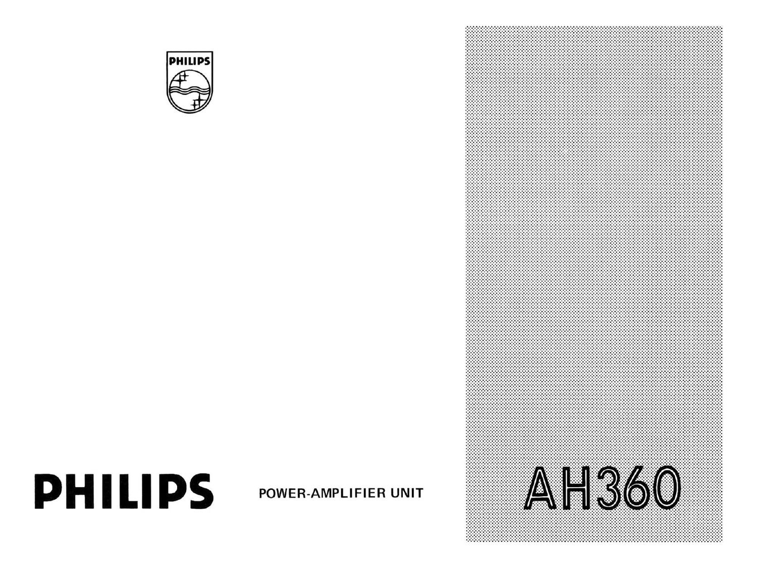 philips ah 360 service manual