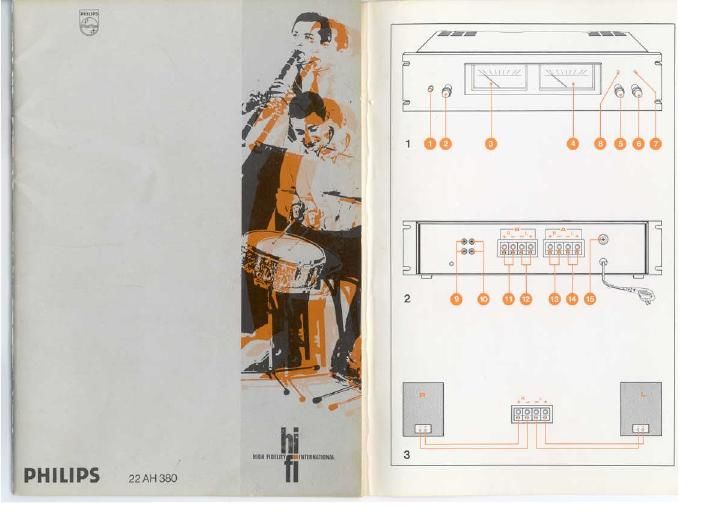 philips ah 380 owners manual