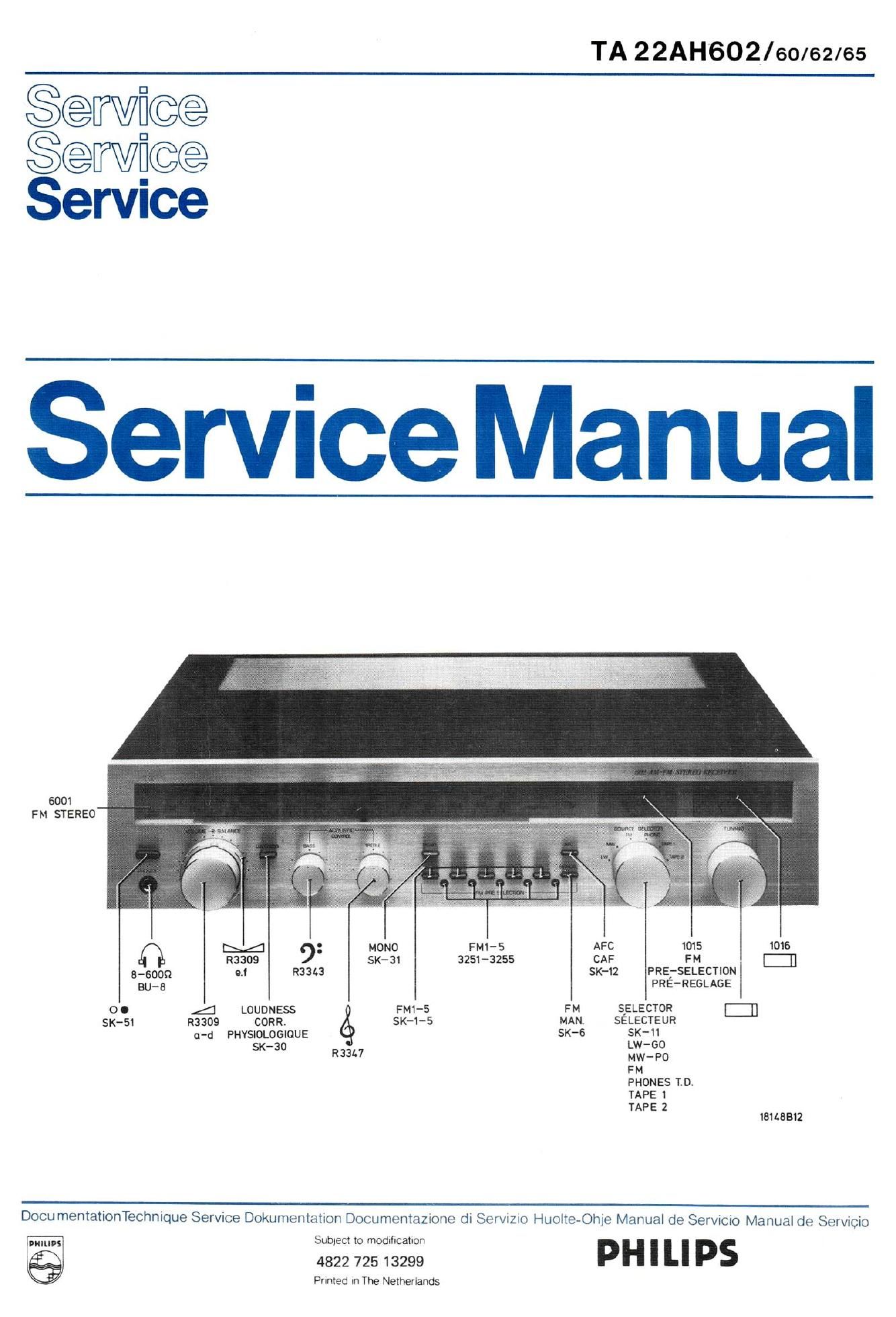 philips ah 602 schematic