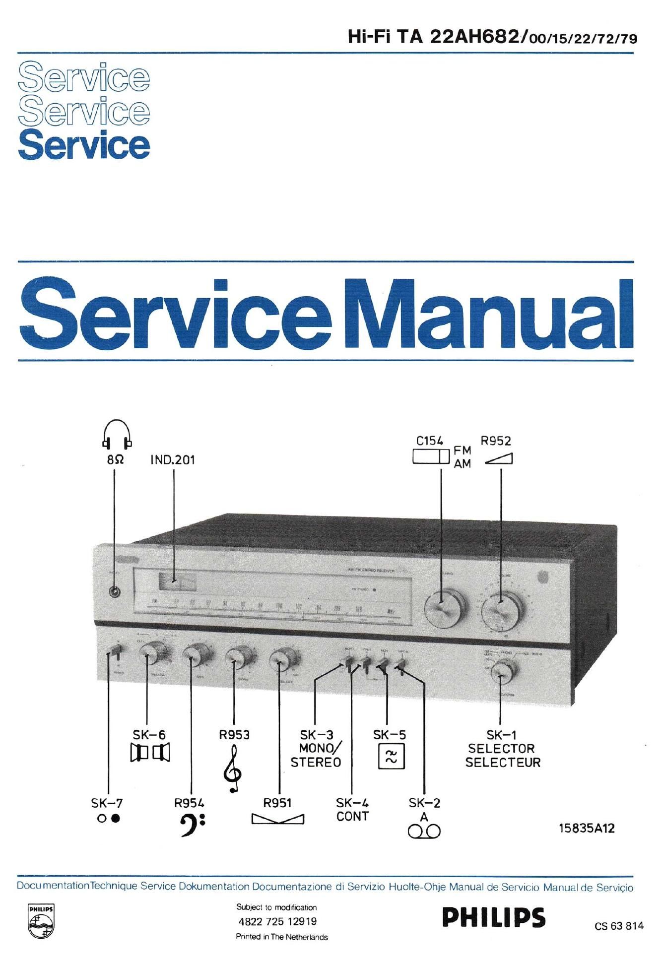 philips ah 682 schematic