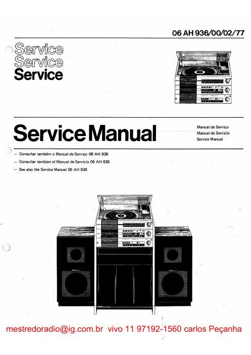 philips ah 936 service manual 3 x 1
