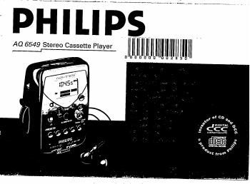 philips aq 6549 owners manual