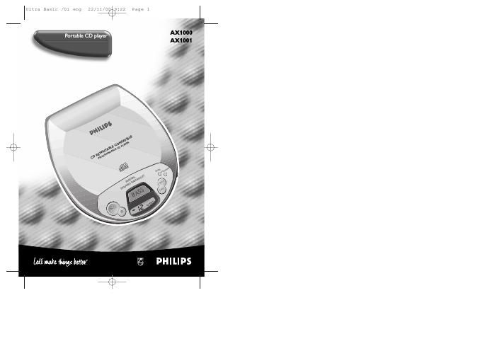 philips ax 1000 owners manual