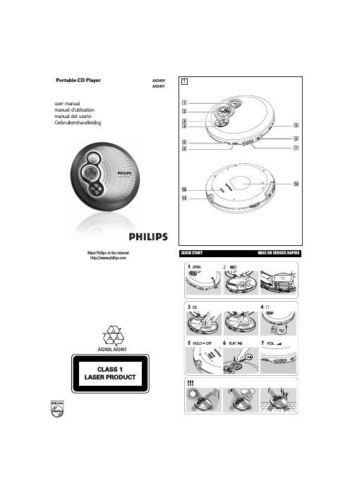 philips ax 2400 owners manual