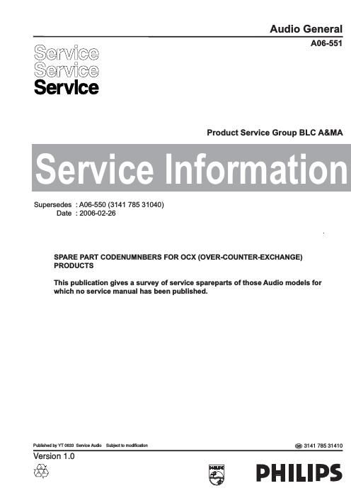 philips az 101 service manual 2