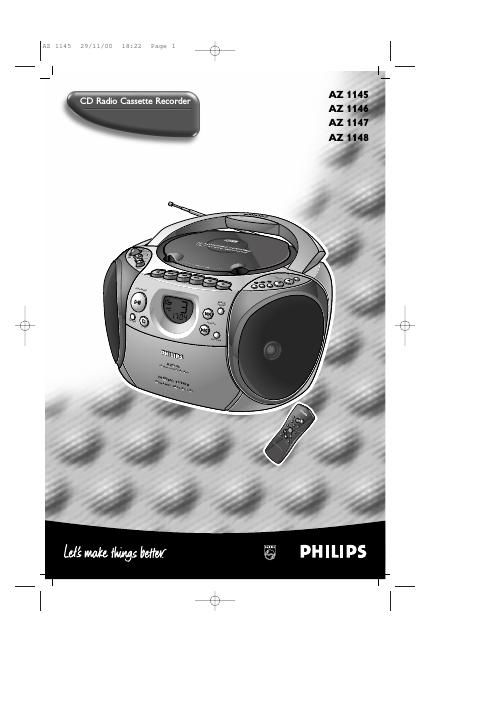philips az 1146 owners manual