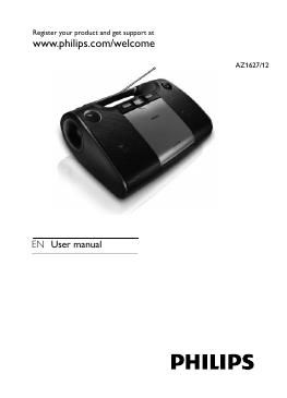 philips az 1627 owners manual