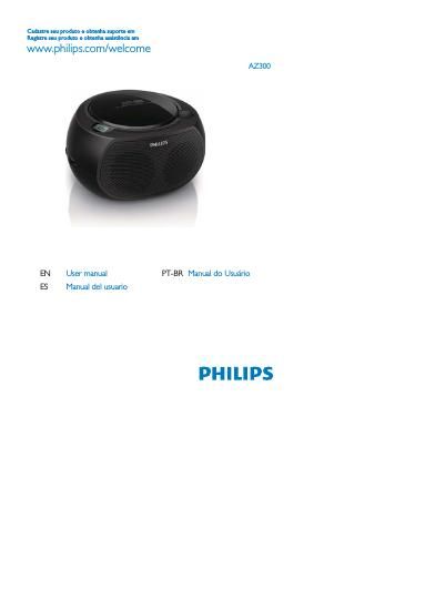 philips az 300 owners manual