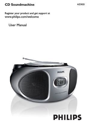 philips az 302 s owners manual