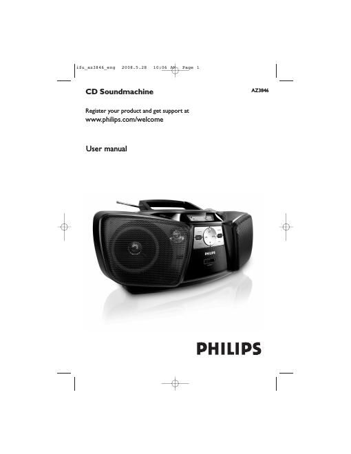 philips az 3846 owners manual