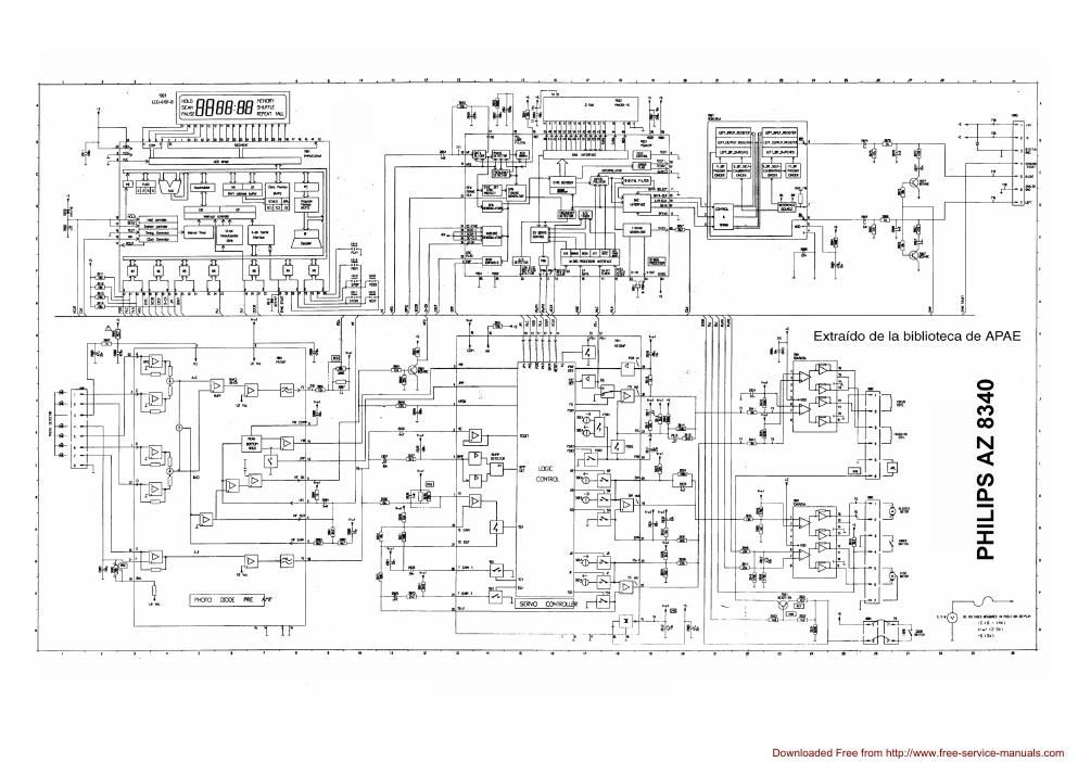 philips az 8340 schematic