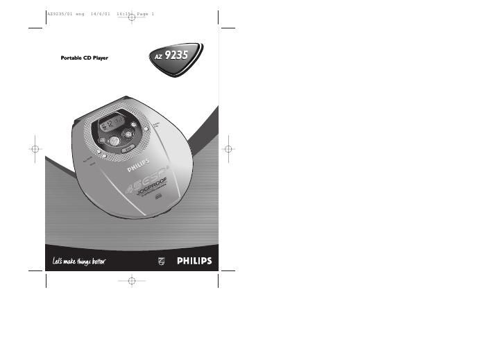 philips az 9235 owners manual