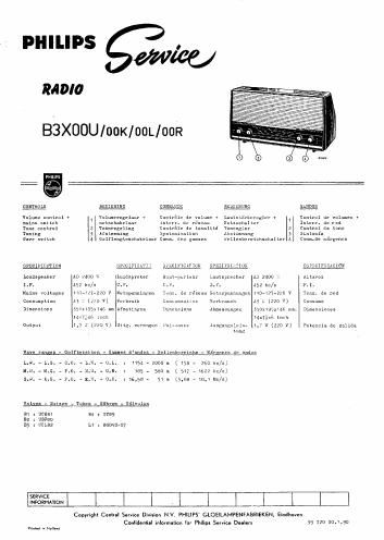 philips b 3 x 00 u service manual