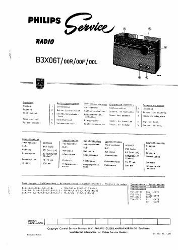 philips b 3 x 06 t service manual