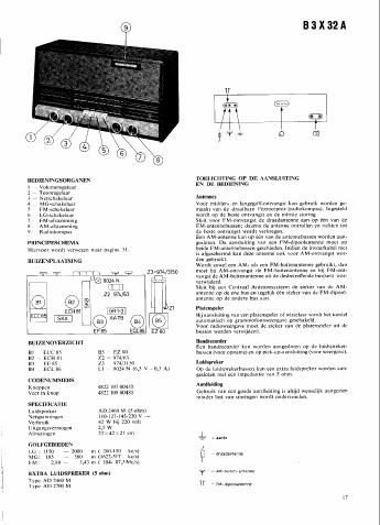 philips b 3 x 32 a service manual