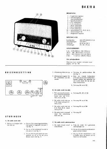 philips b 4 x 11 a service manual