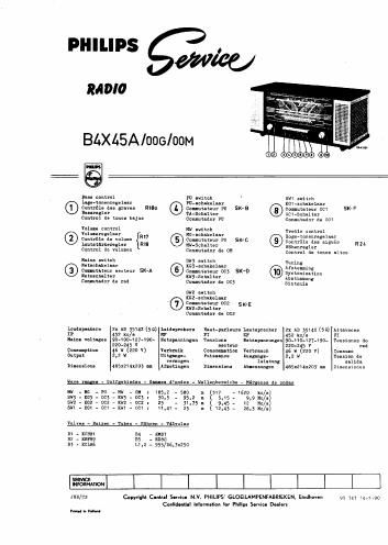 philips b 4 x 45 a service manual