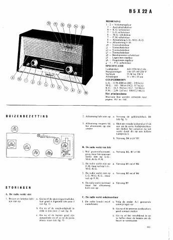 philips b 5 x 22 a service manual