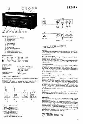 philips b 5 x 42 a service manual