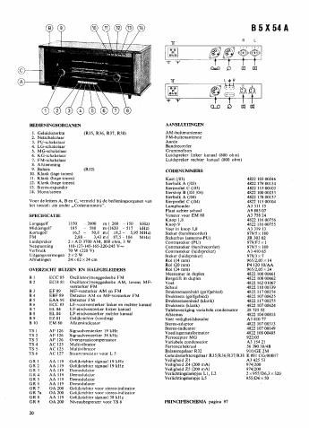 philips b 5 x 54 a service manual
