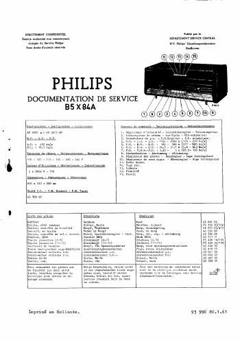 philips b 5 x 84 a service manual