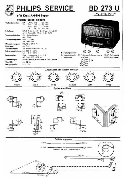 philips bd 273 u