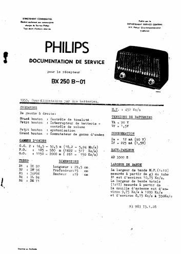 philips bx 250 b