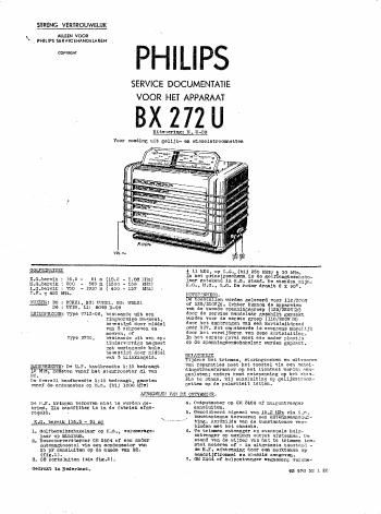 philips bx 272 u