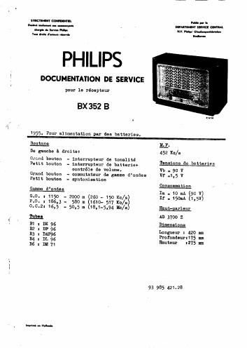 philips bx 352 b