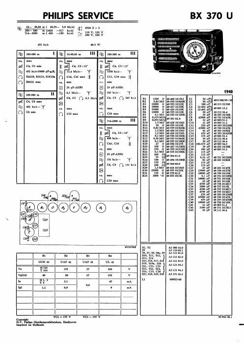 philips bx 370 u